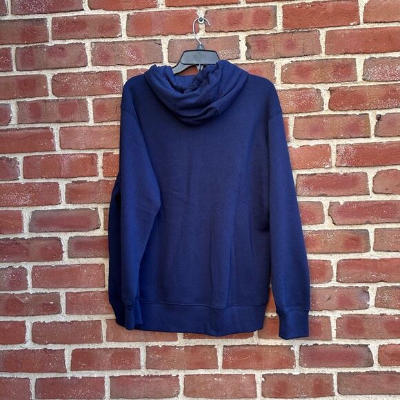 Ariat REAL Shield Logo Hoodie sweatshirt navy blue womens medium NEW - Picture 3 of 5
